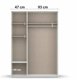 Kleiderschrank Voyager 140 x 194 cm