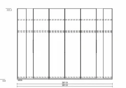 Kleiderschrank WSL 8800 302 x 223 cm