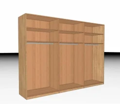 Kleiderschrank WSM 4300 302 x 223 cm