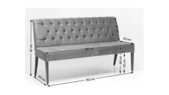 Polsterbank Buttons Vintage