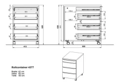Rollcontainer Mailand