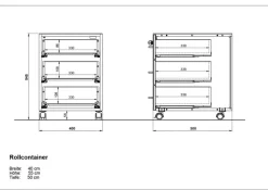 Rollcontainer Montevideo