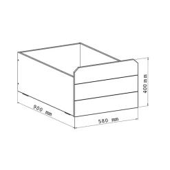 Rollschubkästen Pilotin 2er-Set