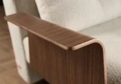 Schlafsofa mit Armlehnen Recast Plus dunkel