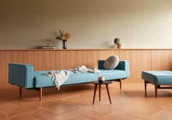 Schlafsofa mit Armlehnen Splitback Styletto dunkel