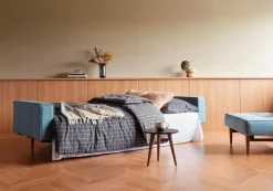 Schlafsofa mit Armlehnen Splitback Styletto dunkel