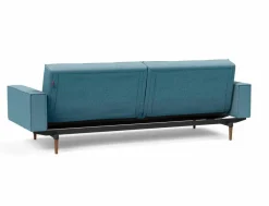 Schlafsofa mit Armlehnen Splitback Styletto dunkel