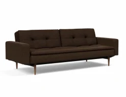 Schlafsofa mit Armlehnen Dublexo Styletto dunkel