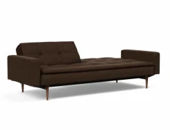 Schlafsofa mit Armlehnen Dublexo Styletto dunkel