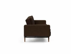 Schlafsofa mit Armlehnen Dublexo Styletto dunkel