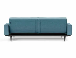 Schlafsofa mit Armlehnen Splitback Styletto schwarz