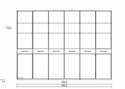 Schlafzimmer-Set Burgos 4tlg.