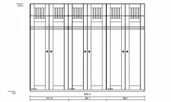 Schlafzimmer-Set Castellino 4tlg.