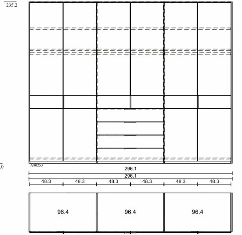 Schlafzimmer-Set San Diego 4tlg.