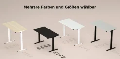 Schreibtisch elektrisch eComo 120 x 60 cm