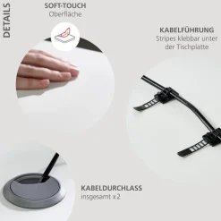 Schreibtisch elektrisch Santorin