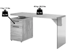 Schreibtisch LUX C 140