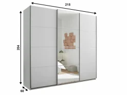 Schwebetürenschrank Carano 215 x 204 cm