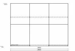Schwebetürenschrank Henderson 301 x 223 cm