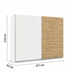 Schwebetürenschrank Quadra 271 x 210 cm