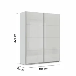 Schwebetürenschrank Quadra 181 x 229 cm