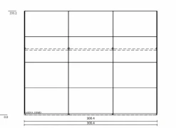 Schwebetürenschrank Scale 300 x 236 cm