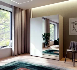 Schwebetürenschrank Schach&Matt 150 x 190 cm