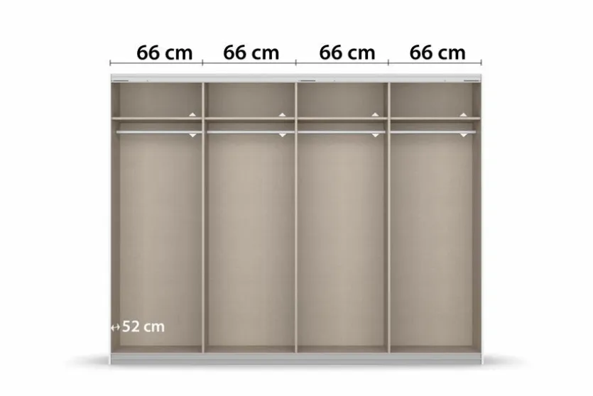 Schwebetürenschrank Syncrono 271 x 211 cm