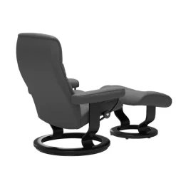 Sessel mit Hocker M Opal Classic