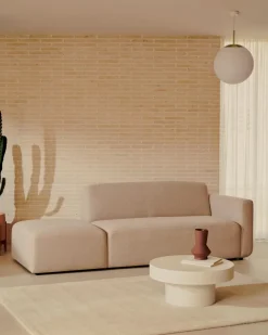 2-Sitzer mit Anstellhocker Neom