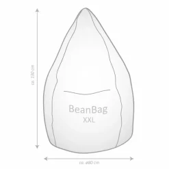 Sitzsack Beanbag Mink XXL
