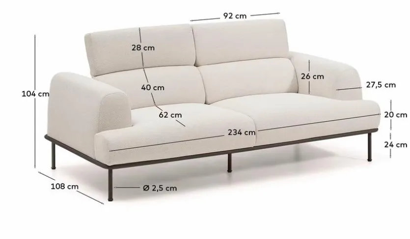 Sofa 3-Sitzer Aurum