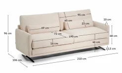 Sofa 2-Sitzer Veliro