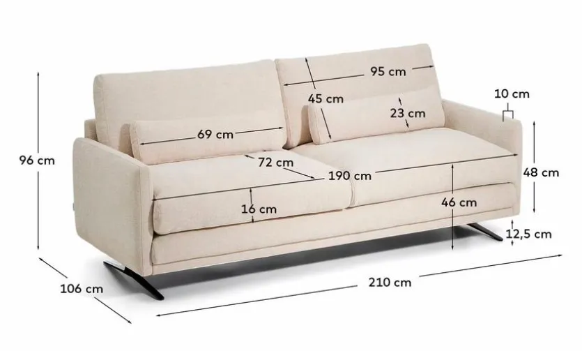 Sofa 2-Sitzer Veliro