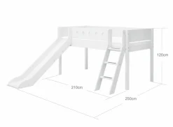 Spielbett White 90 x 200 cm