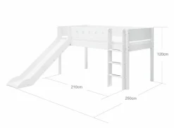 Spielbett White 90 x 200 cm