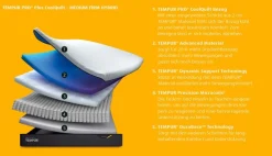Tempur Pro® Matratze Medium Firm Hybrid CoolQuilt