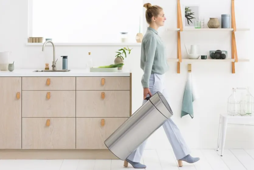 Touch Bin Matt Steel 10+23l