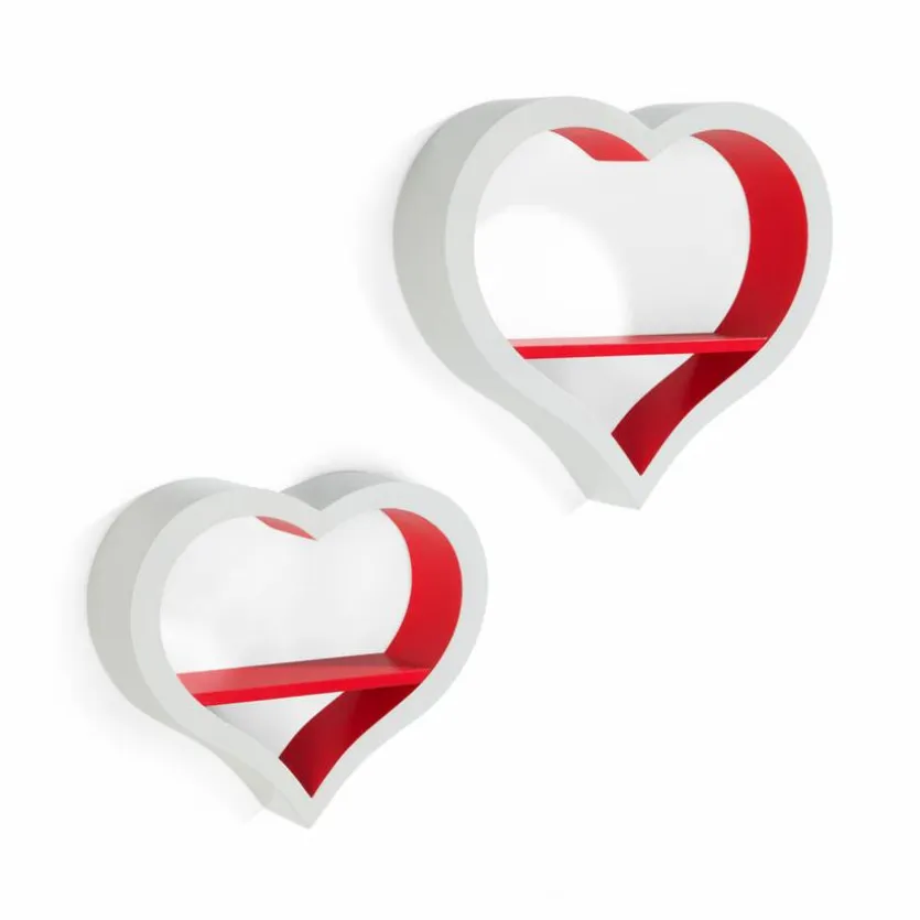 Wandregal Cuore 2er Set
